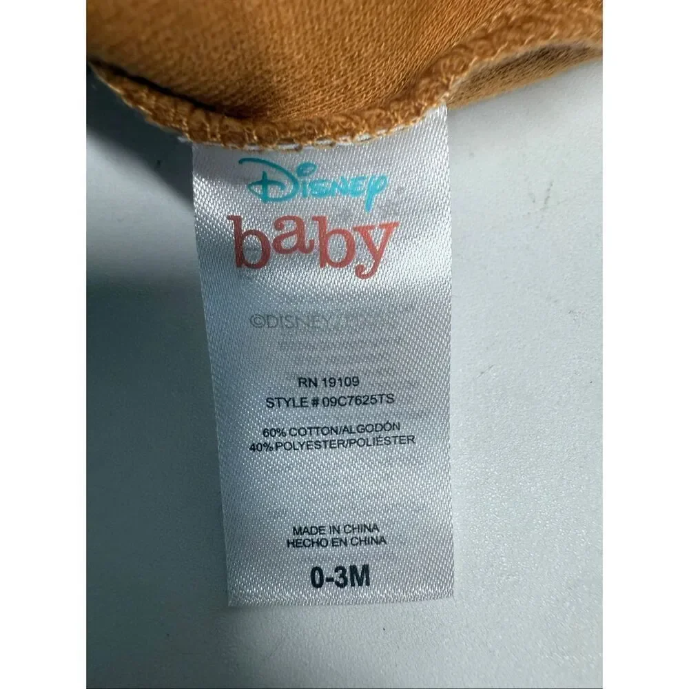 Rare Disney Woody Baby Cotton blend hat Star Trim Size 0-3 months